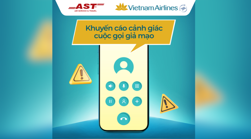 Vietnam Airlines khuyến cáo hành khách cảnh giác cuộc gọi, tin nhắn giả mạo